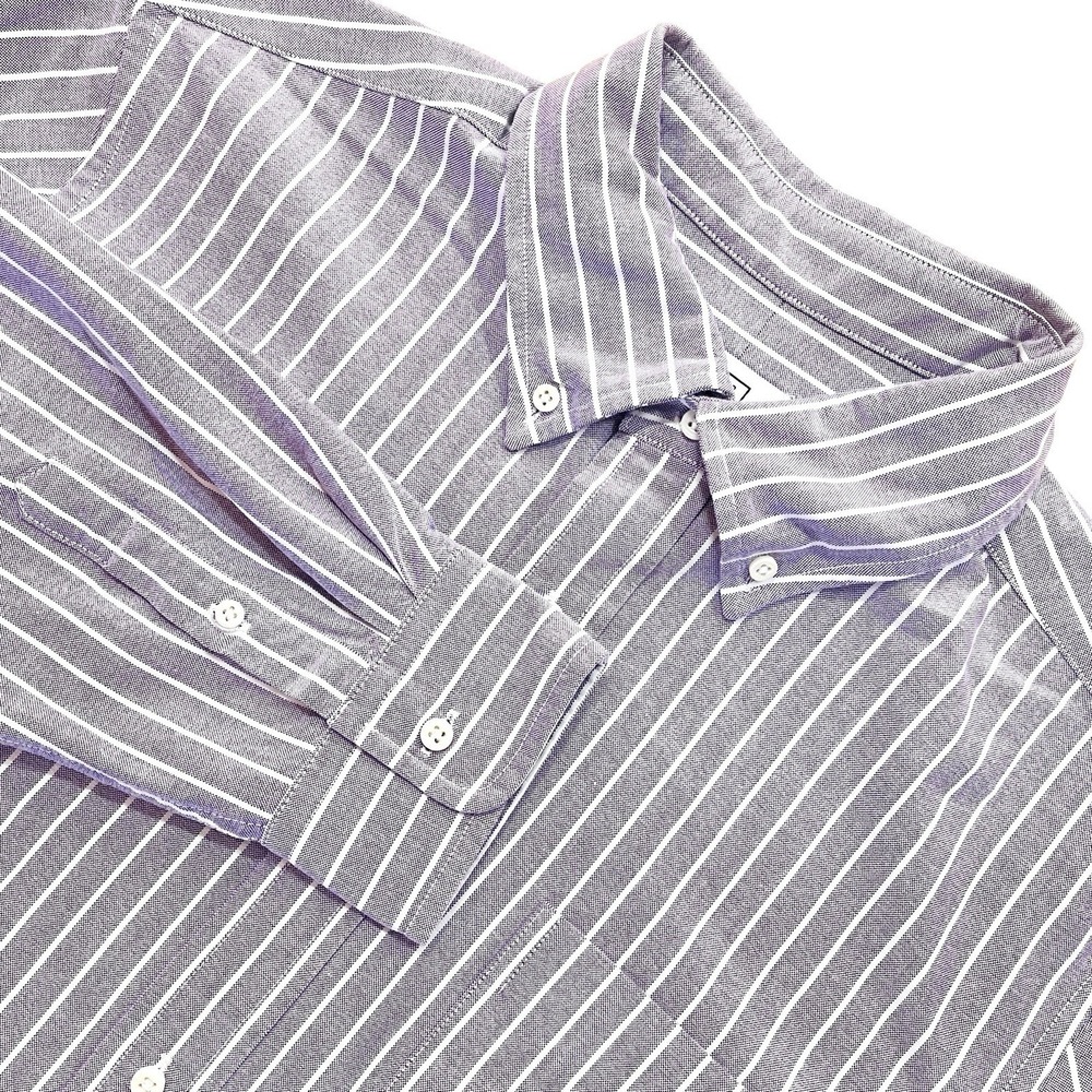 AYR The Everyday Button Down Shirt Mens L Whit 100% Portuguese Oxford Cotton